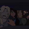 Road rage (Oc and fanart, featuring redesigns of Lawrence Oleander, Vincent Metzger, and Farz Murphy from Boyfriend to Death 2: Fresh Blood)