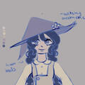 Original Concept Art for the student game concept "Painting under the Witchlight." Though this had to be scrapped due to time constraints, I would still love to solo make the game.